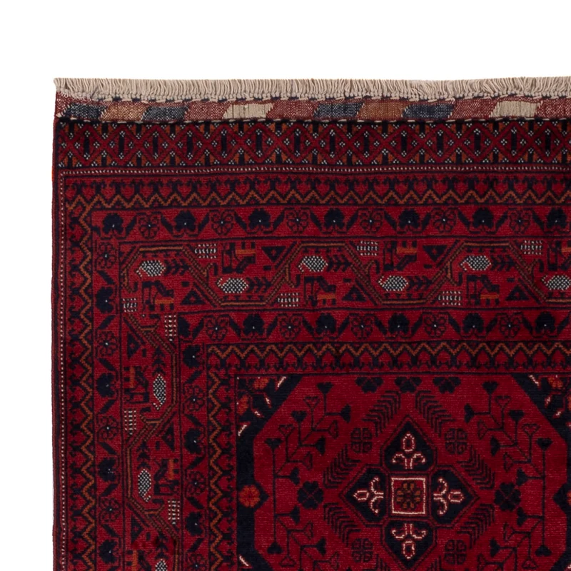 Afghan Teppich - Royal - 103 x 145 cm - rot