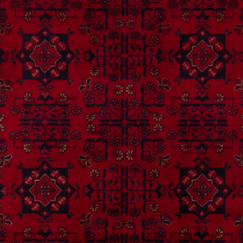 Afghan Teppich - Royal - 100 x 146 cm - rot