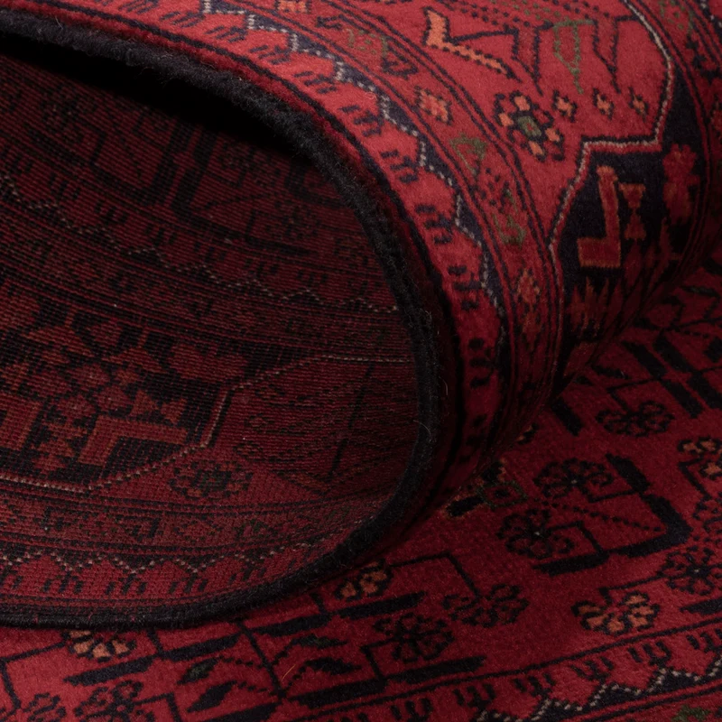 Afghan Teppich - Royal - 100 x 146 cm - rot