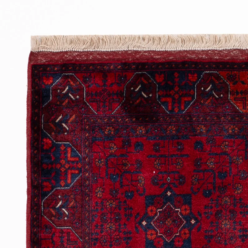 Afghan Teppich 101x150cm - Orientteppich - rot