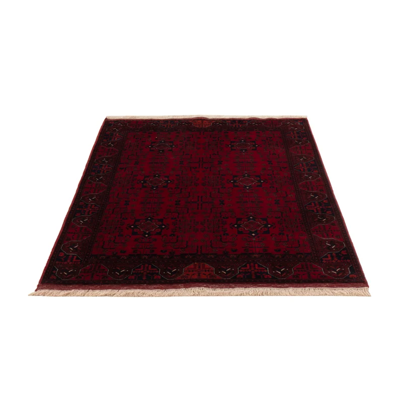 Afghan Teppich 101x150cm - Orientteppich - rot