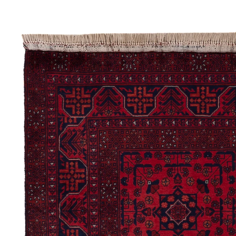 Afghan Teppich 102x154cm - Orientteppich - rot