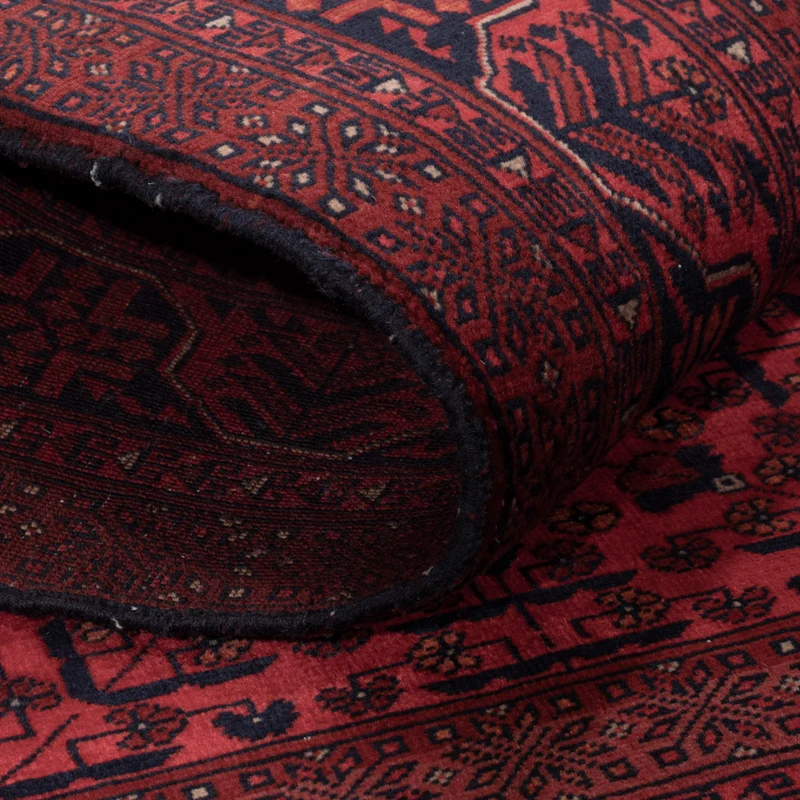 Afghan Teppich 102x154cm - Orientteppich - rot