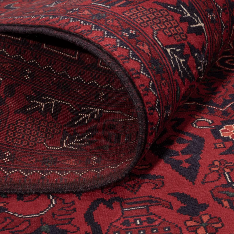 Afghan Teppich - Royal - 104 x 148 cm - rot