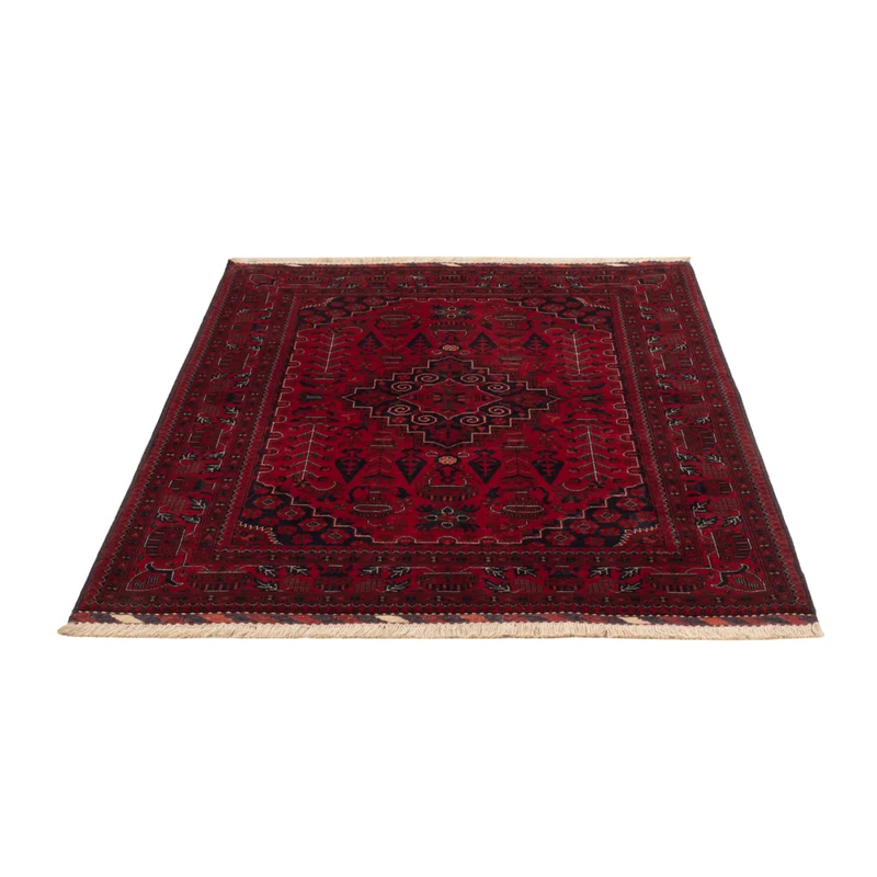 Afghan Teppich - Royal - 104 x 148 cm - rot