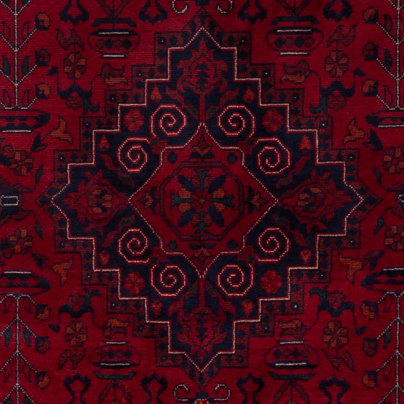 Afghan Teppich 101x154cm - Orientteppich - rot