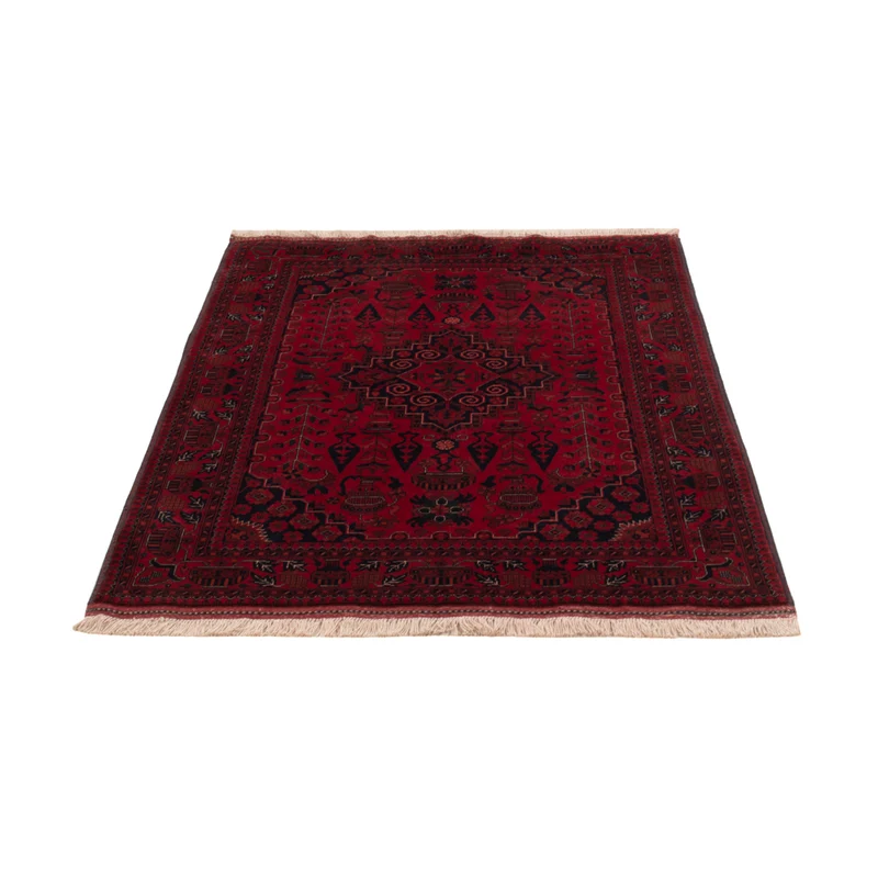 Afghan Teppich 101x154cm - Orientteppich - rot
