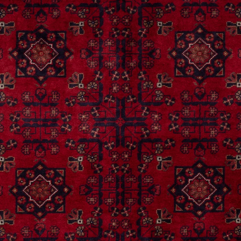 Afghan Teppich 101x155cm - Orientteppich - rot
