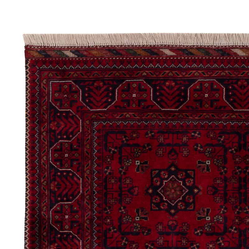 Afghan Teppich 101x155cm - Orientteppich - rot