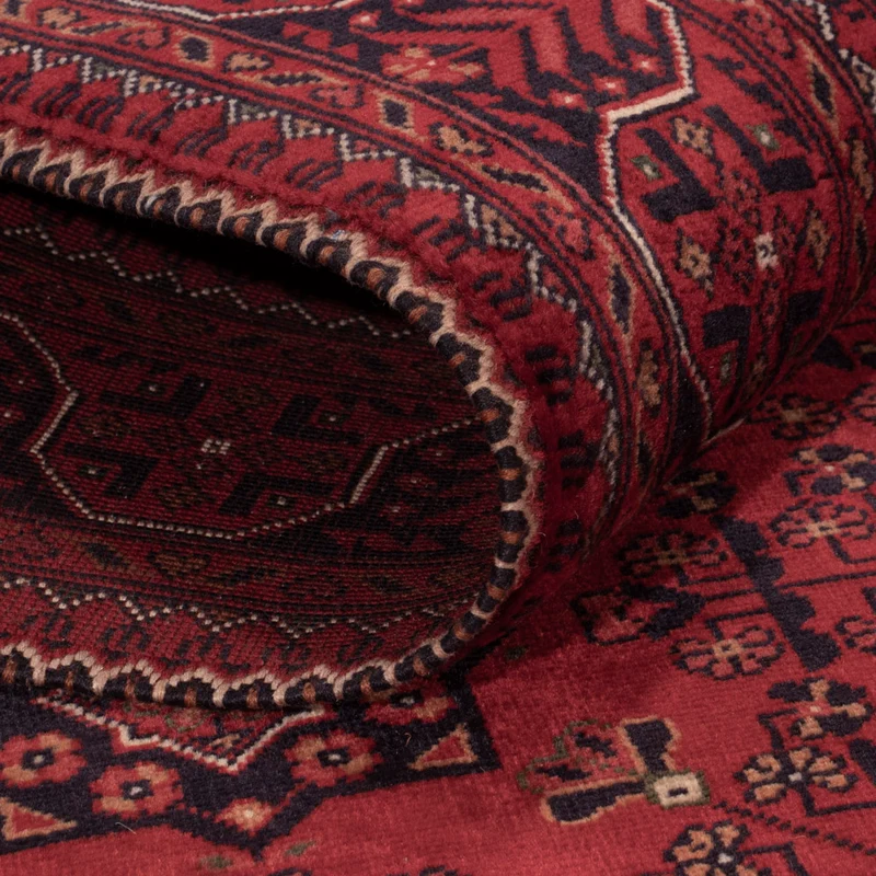 Afghan Teppich 101x155cm - Orientteppich - rot