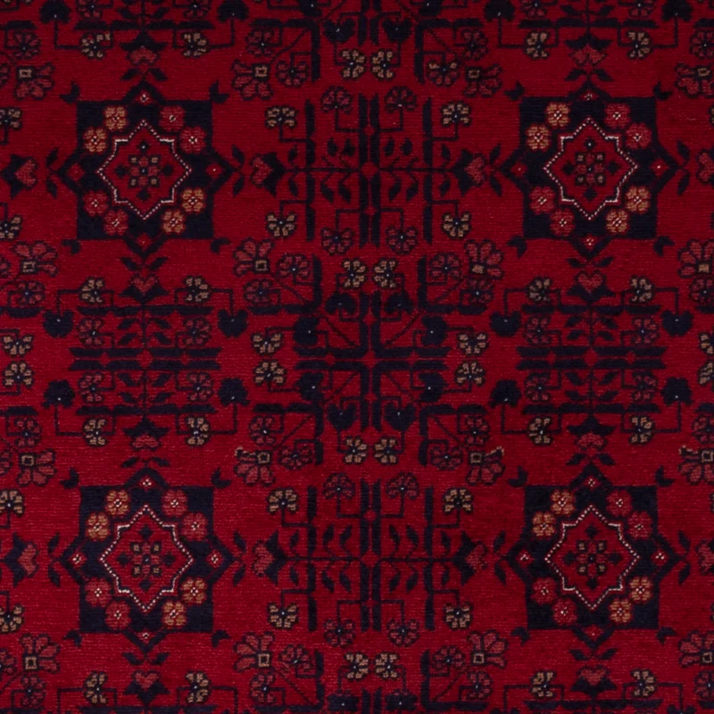 Afghan Teppich 102x150cm - Orientteppich - rot