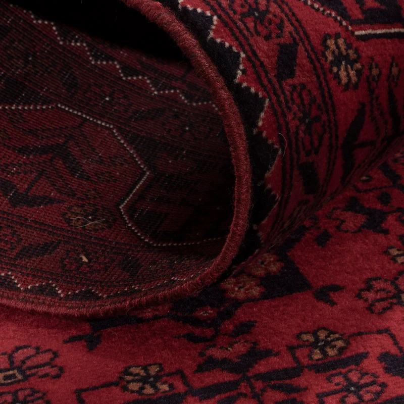 Afghan Teppich 102x150cm - Orientteppich - rot