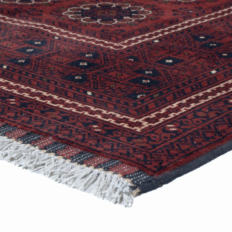 Afghan Teppich 151x197cm - Orientteppich - rot