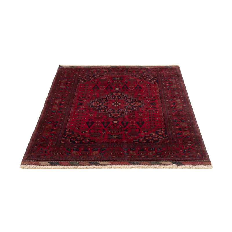 Afghan Teppich 100x150cm - Orientteppich - rot