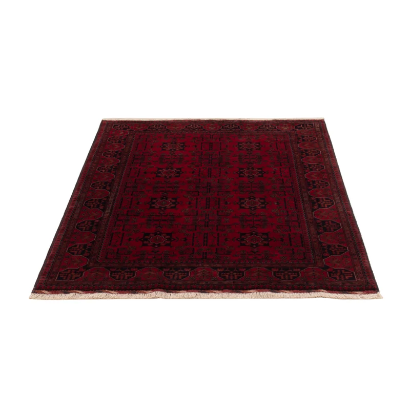 Afghan Teppich 98x150cm - Orientteppich - rot