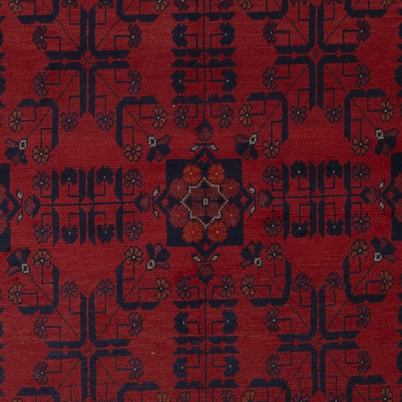 Afghan Teppich - Kunduz - 174 x 221 cm - rot