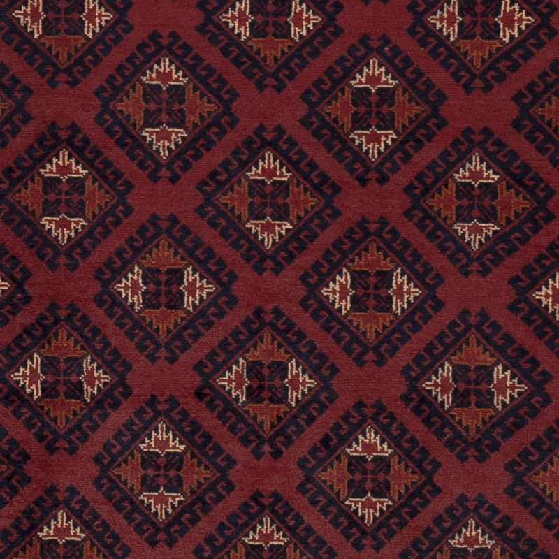 Afghan Teppich 147x195cm - Orientteppich - rot