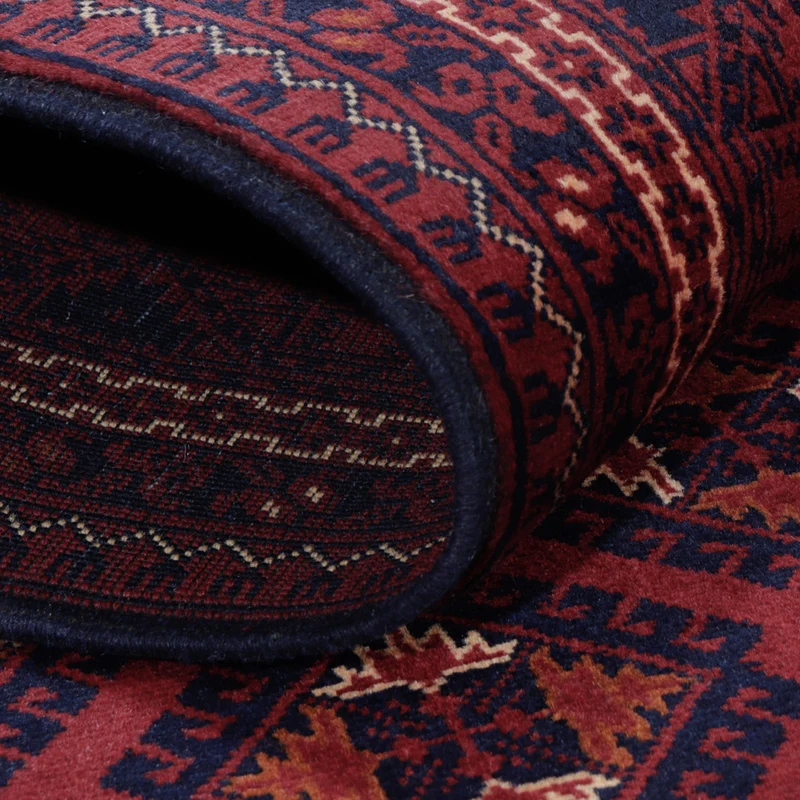 Afghan Teppich 147x195cm - Orientteppich - rot