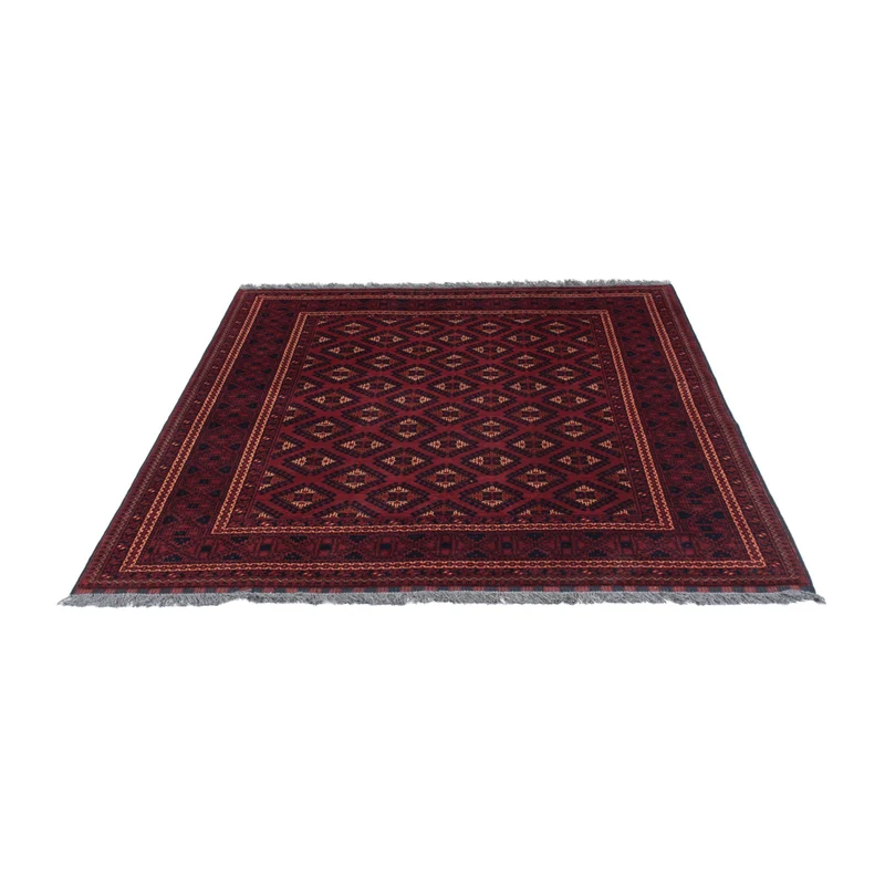 Afghan Teppich 147x195cm - Orientteppich - rot