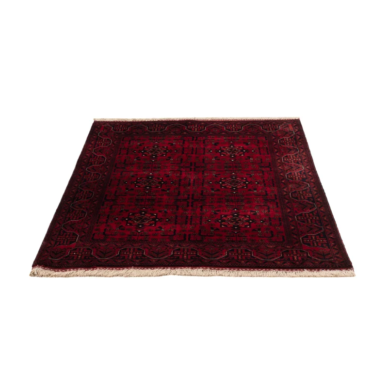Afghan Teppich 101x138cm - Orientteppich - rot