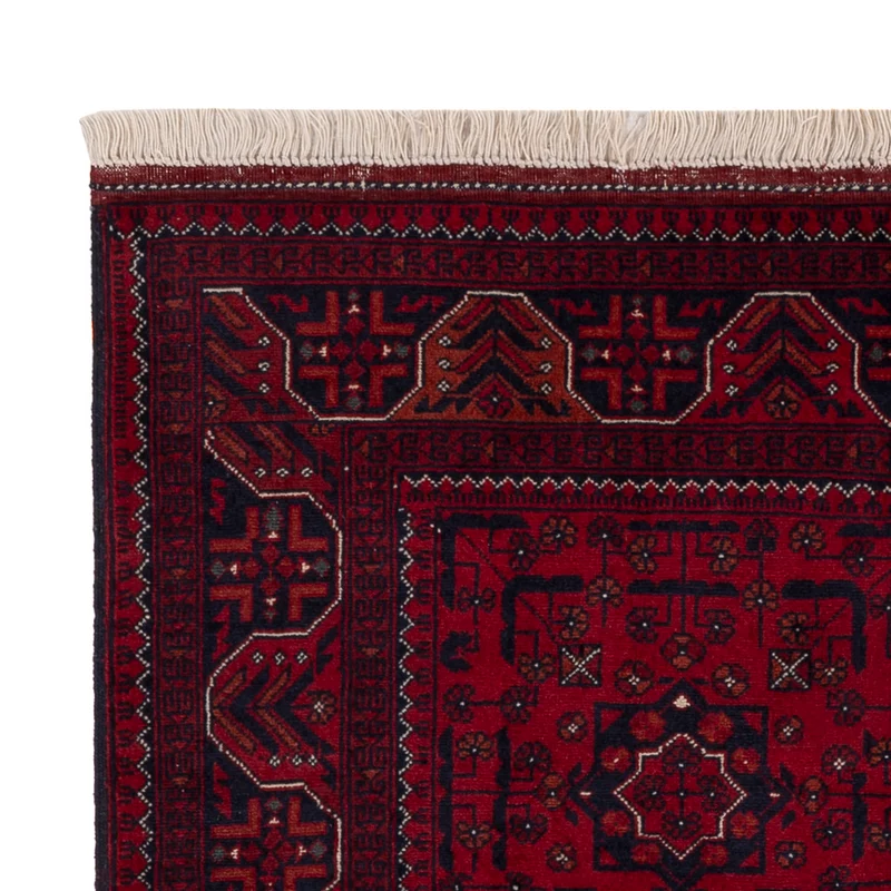 Afghan Teppich 101x138cm - Orientteppich - rot