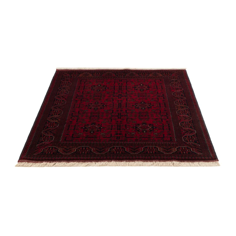 Afghan Teppich 101x138cm - Orientteppich - rot