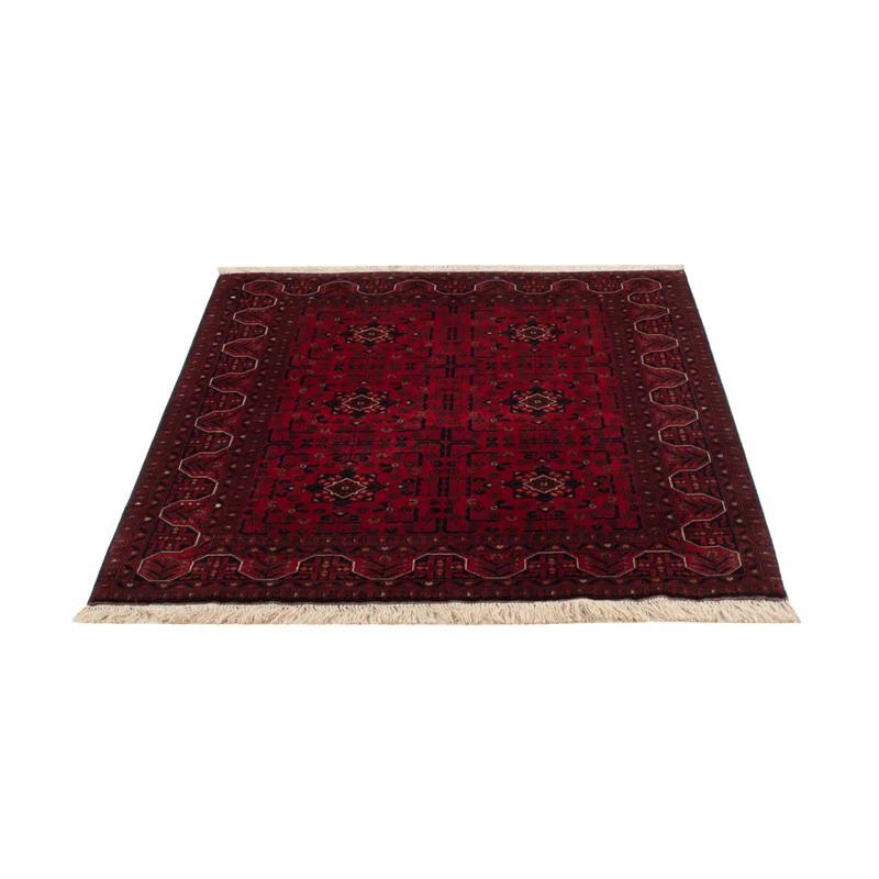 Afghan Teppich 99x141cm - Orientteppich - rot