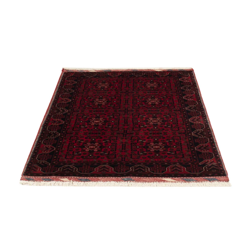 Afghan Teppich 98x148cm - Orientteppich - rot