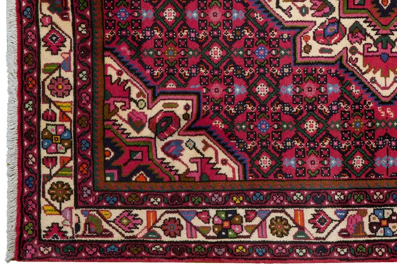 Hosseinabad · Handgeknüpft – Rot, 191x151 cm