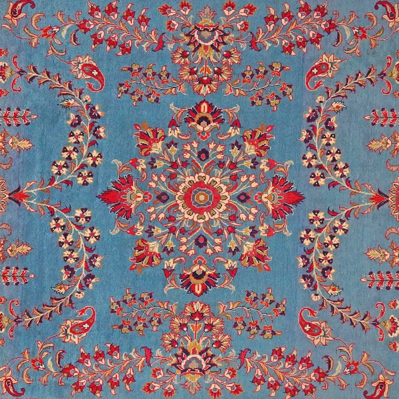 Sarough · Handgeknüpft – Blau, 322x216 cm