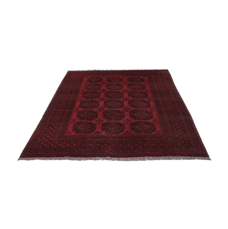 Akhche Teppich 207x290cm - Perserteppich - rot