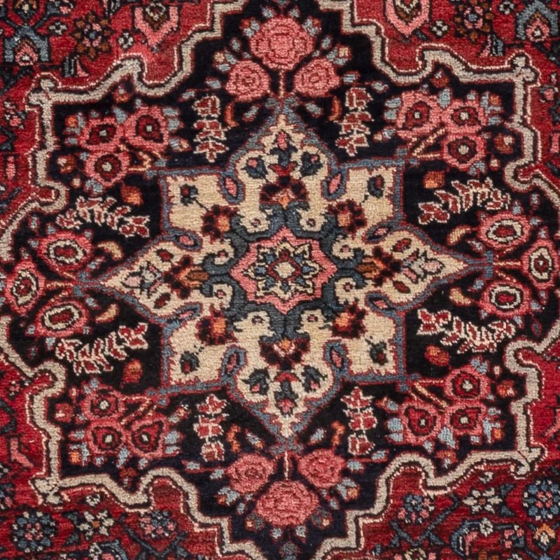 Perserteppich - Nomadic - 126 x 206 cm - rot