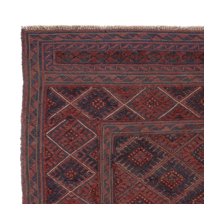 Kelim Afghan Teppich 126x146cm - mehrfarbig