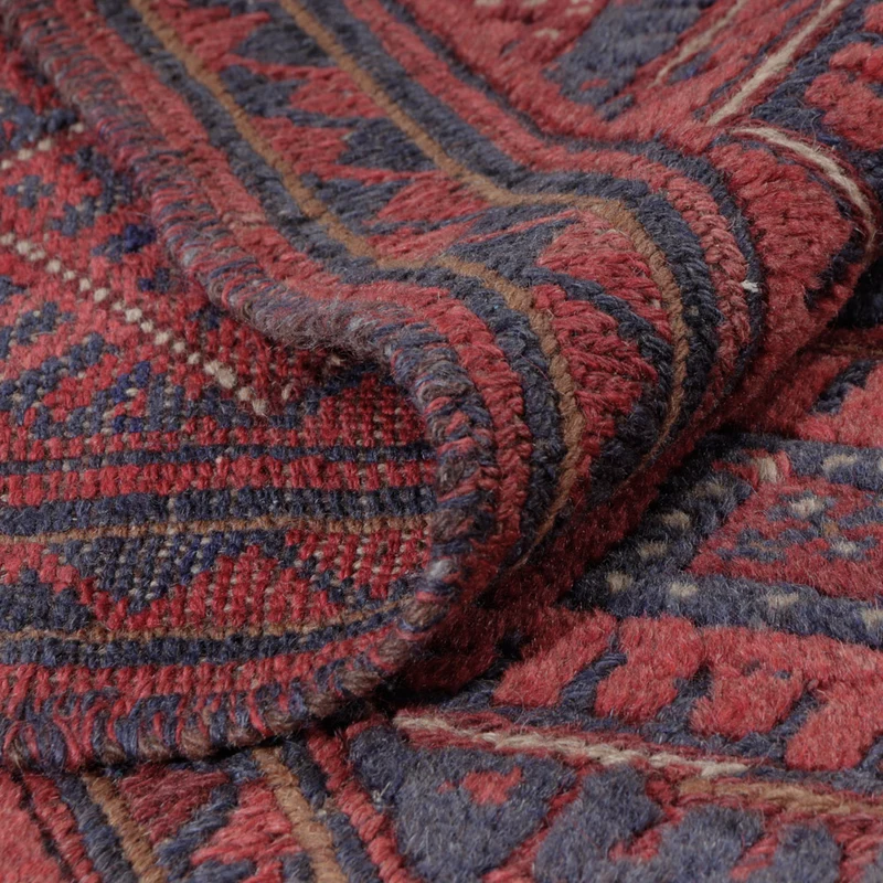 Kelim Afghan Teppich 126x146cm - mehrfarbig