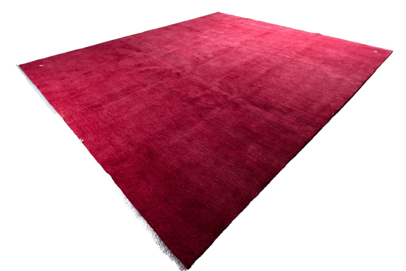 Gabbeh · Handgeknüpft – Rot, 390x301 cm