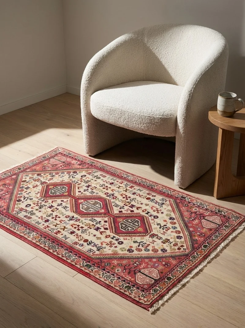 Abadeh · Handgeknüpft – Beige, 125x76 cm