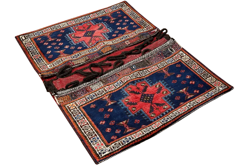 Khorjin · Handgefertigt – Blau, 90x81 cm