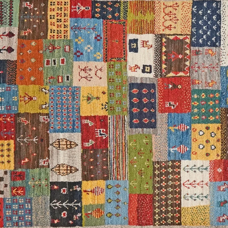 Rizbaf · Handgeknüpft – Bunt, 149x101 cm