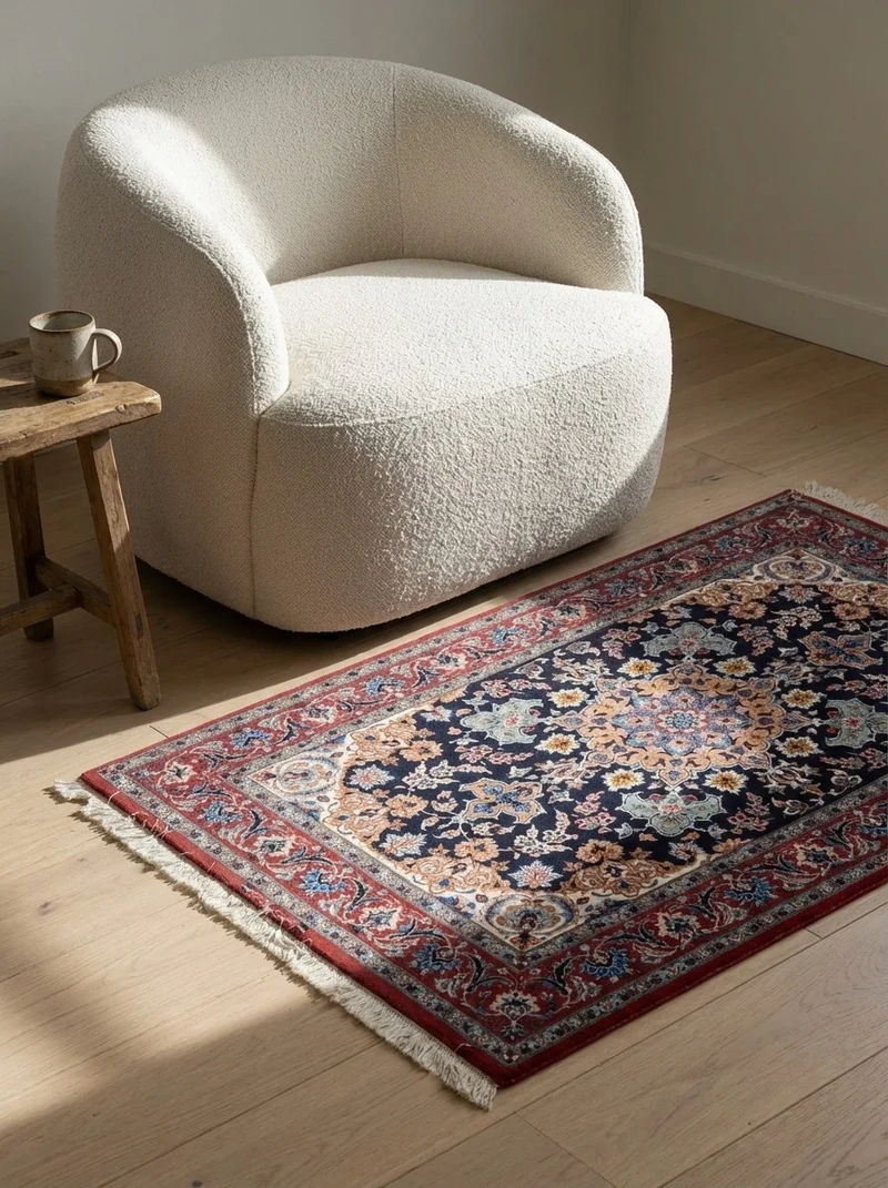 Isfahan · Handgeknüpft – Blau, 161x111 cm
