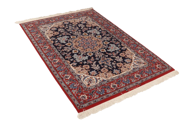 Isfahan · Handgeknüpft – Blau, 161x111 cm