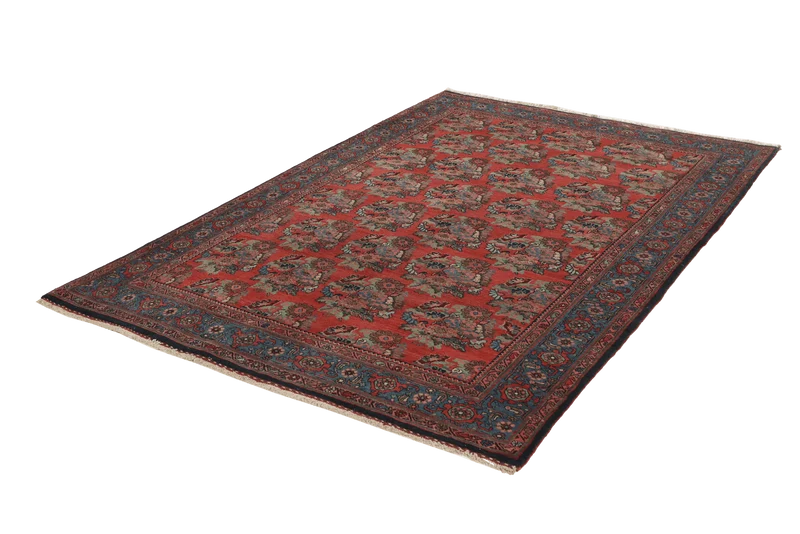 Bidjar · Handgeknüpft – Rot, 217x142 cm