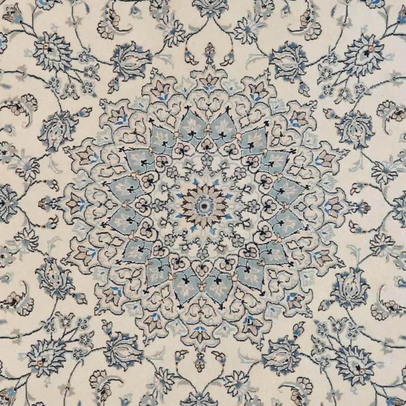 Nain · Handgeknüpft – Beige, 246x246 cm