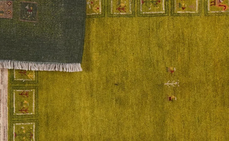 Rizbaf · Handgeknüpft – Grün, 200x151 cm