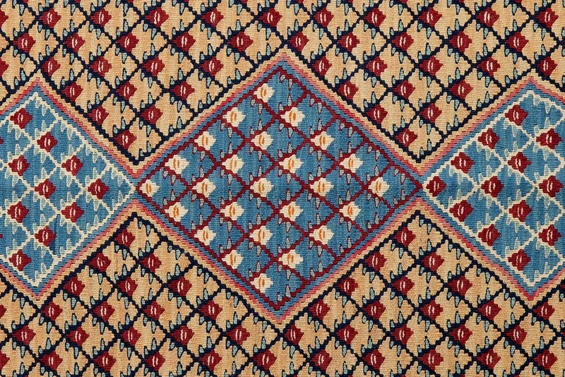 Kelim Senneh · Handgewebt – Beige, 151x104 cm