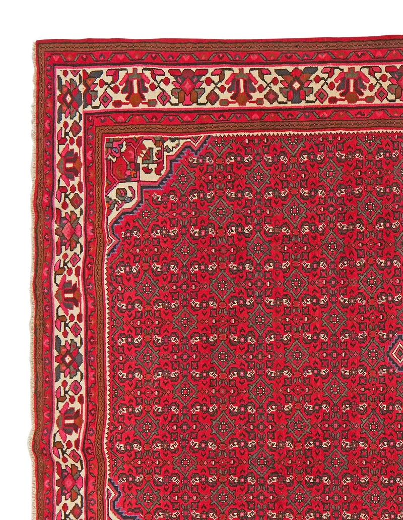 Hosseinabad · Handgeknüpft – Rot, 295x212 cm