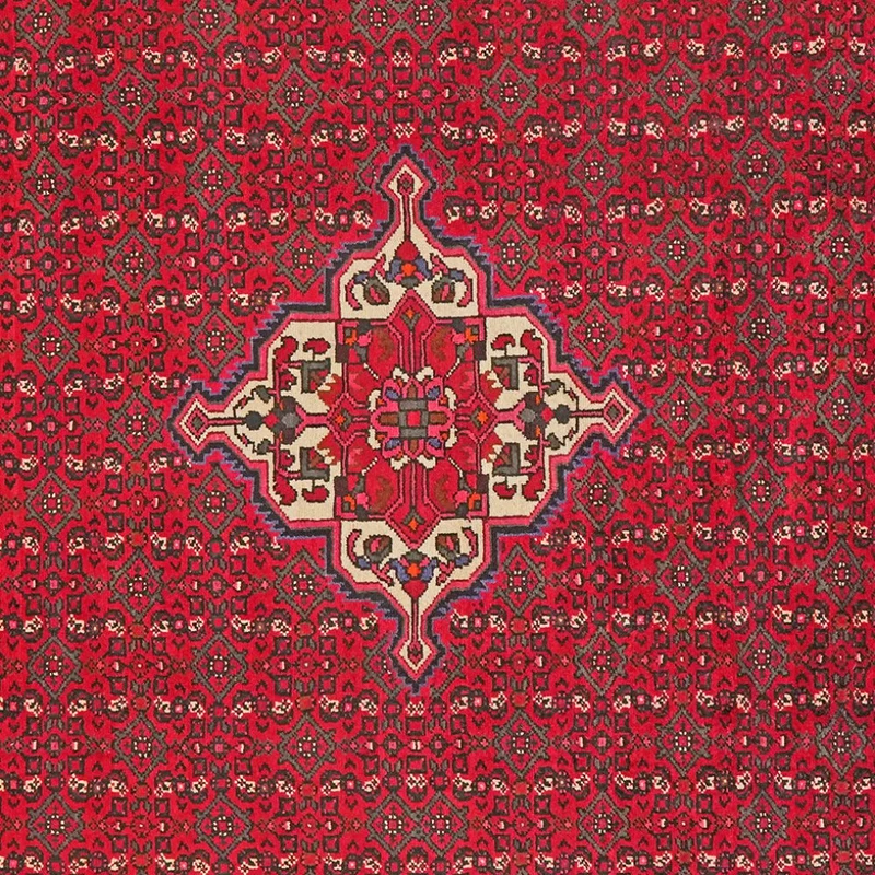 Hosseinabad · Handgeknüpft – Rot, 295x212 cm