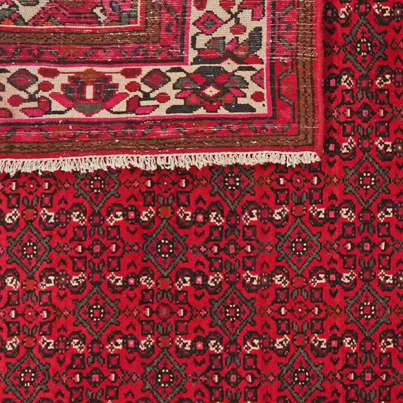 Hosseinabad · Handgeknüpft – Rot, 295x212 cm