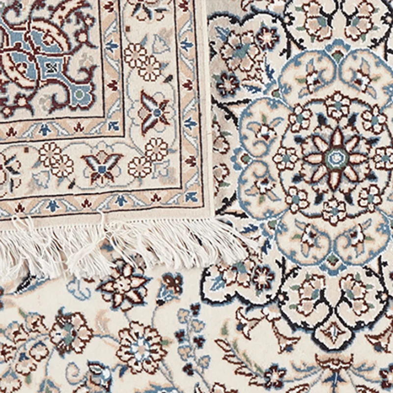 Nain 9La · Handgeknüpft – Beige, 151x102 cm