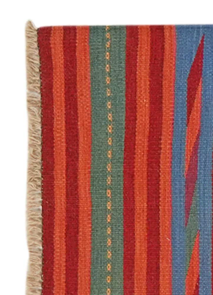 Kelim Gashgai · Handgewebt – Bunt, 193x64 cm
