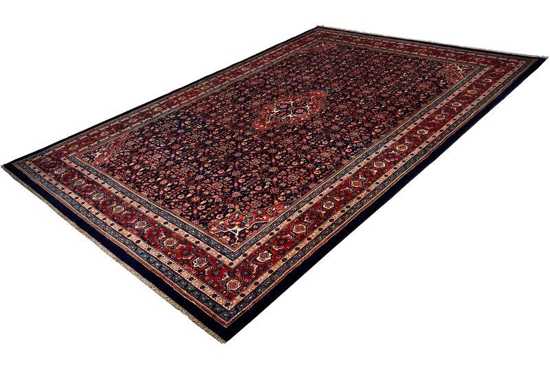 Sarough · Handgeknüpft – Blau, 313x212 cm